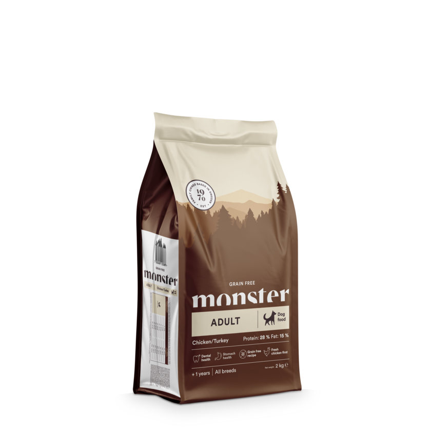 Monster Dog Grain Free Adult Chicken & Turkey