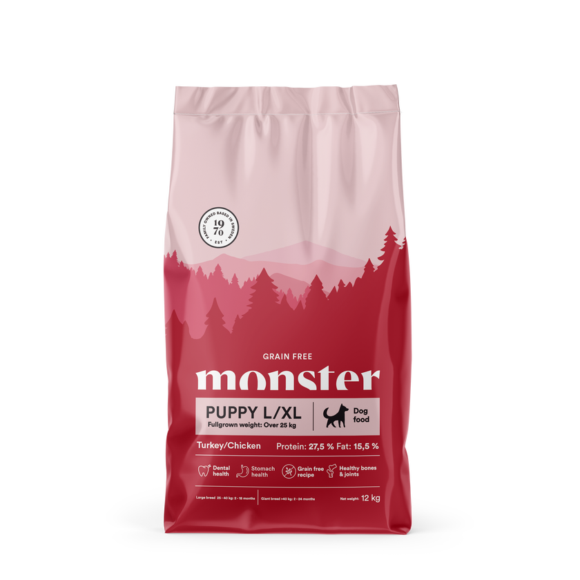 Monster Grain Free Puppy Large Chicken & Turkey