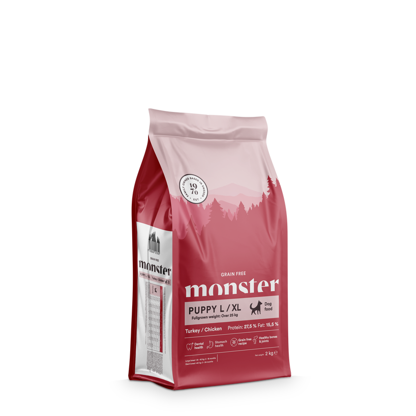 Monster Grain Free Puppy Large Chicken & Turkey