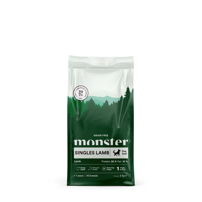 Monster Dog Grain free Singles Lamb