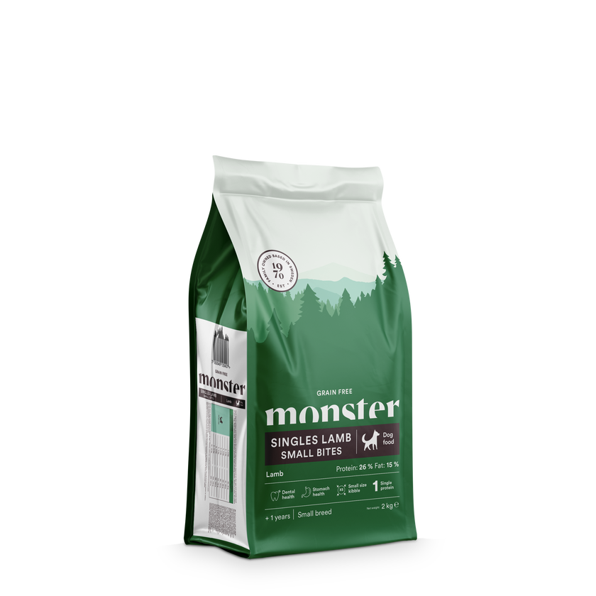 Monster Dog Grain Free Singles Lamb Small Bites