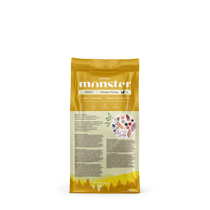 Monster Dog Orig. Adult Chicken/Turkey