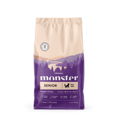 Monster Original Senior kyckling & kalkon