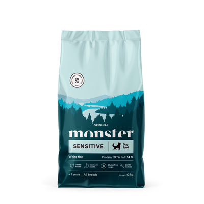 Monster Dog Orig. Sensitive White fish
