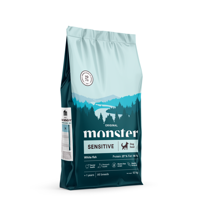Monster Dog Orig. Sensitive White fish