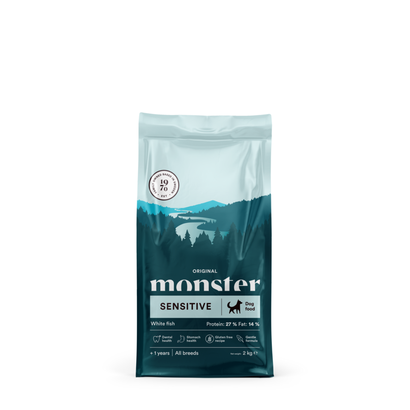 Monster Dog Orig. Sensitive White fish