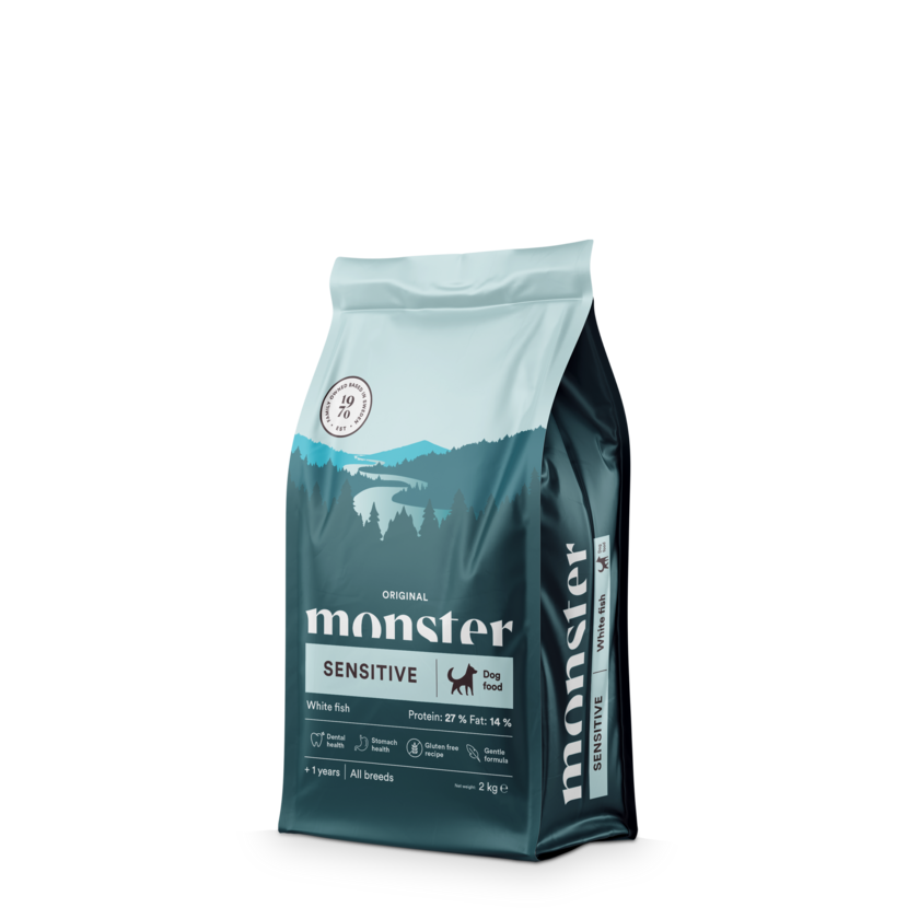 Monster Dog Orig. Sensitive White fish