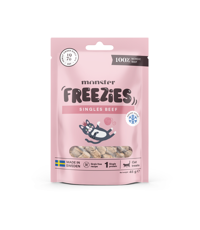 Monster Cat Treats Freezies Beef 45g