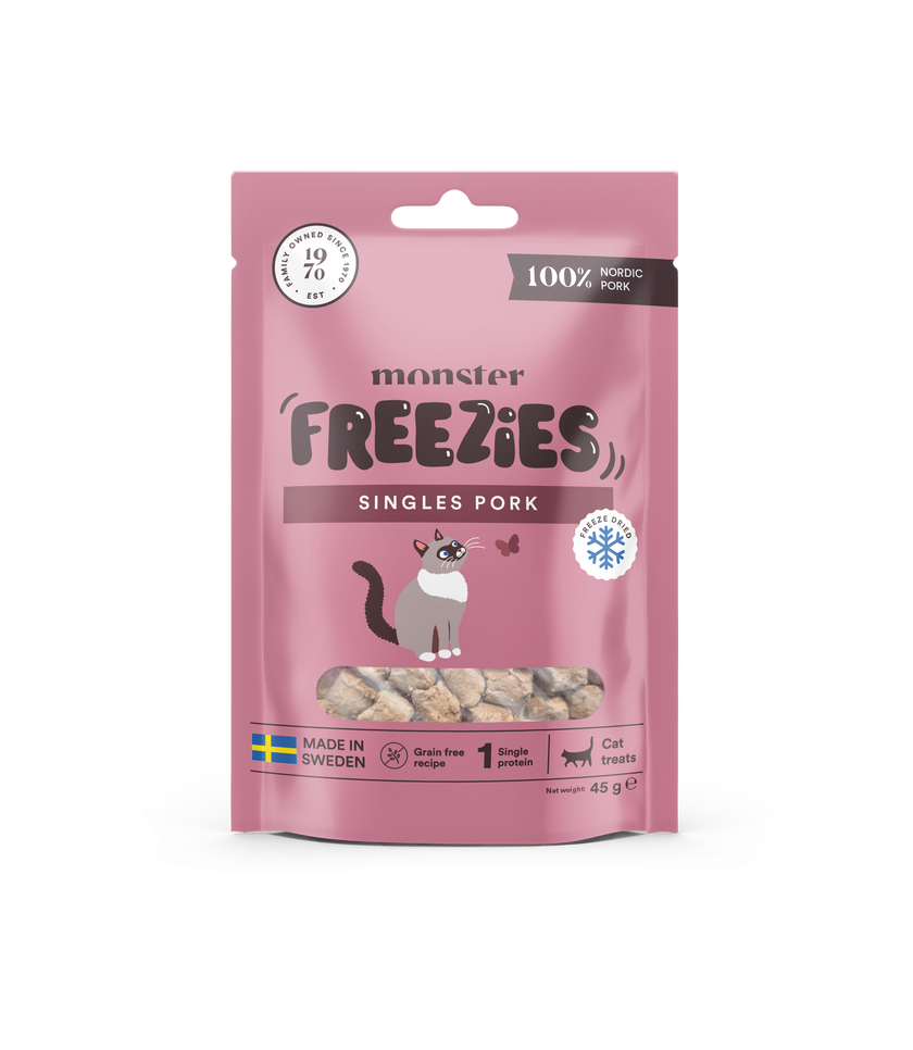 Monster Cat Treats Freezies Pork 45g