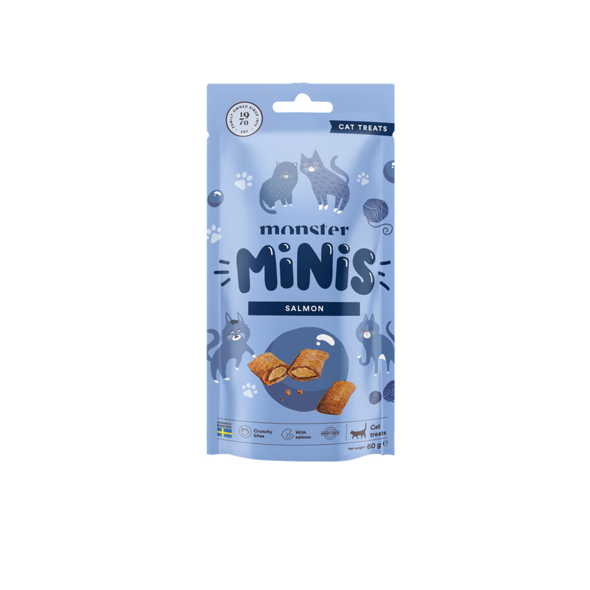 Monster Cat Treats Minis Salmon 60g