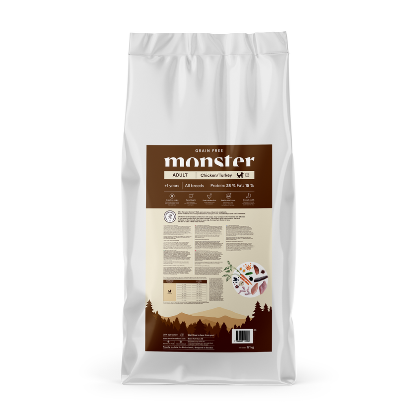 Monster Dog Grain Free Adult Chicken & Turkey
