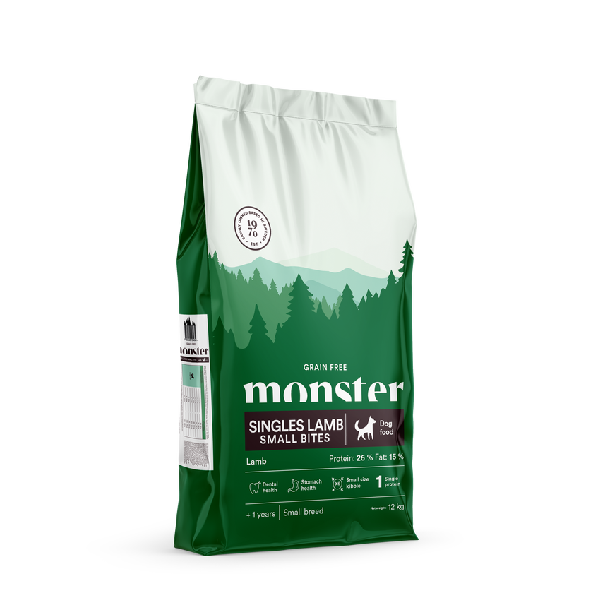 Monster Dog Grain Free Singles Lamb Small Bites