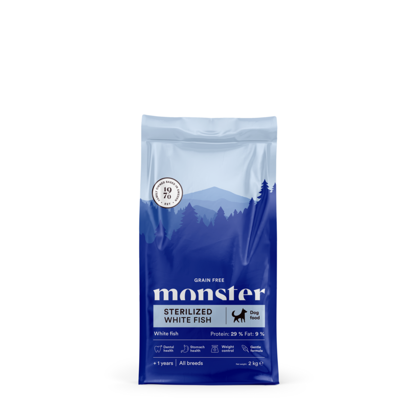 Monster Dog Grain Free Sterilized White Fish