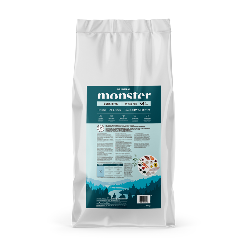 Monster Dog Original Sensitive White fish