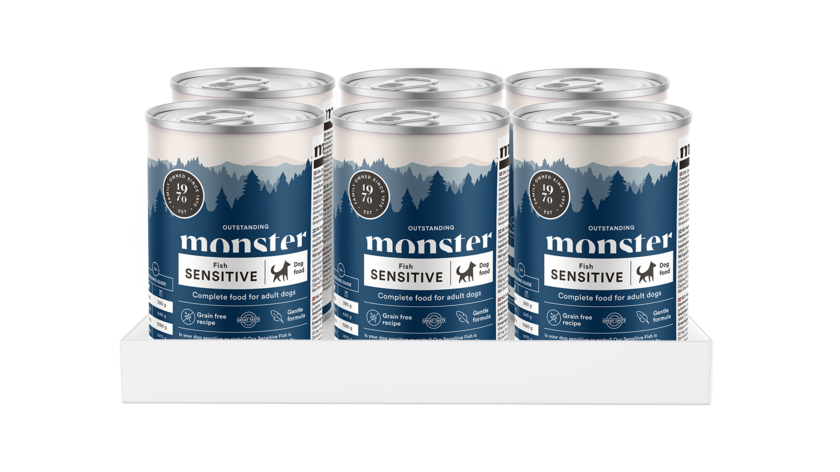 Monster Vådfoder Sensitive Fish 400g