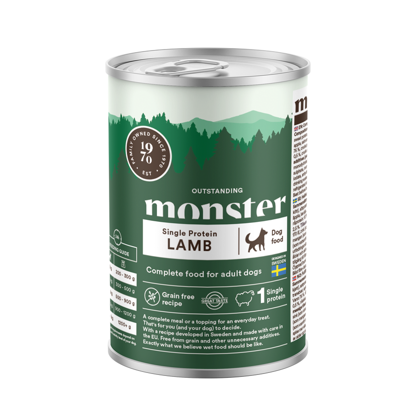 Monster Vådfoder Single Protein Lamb 400g