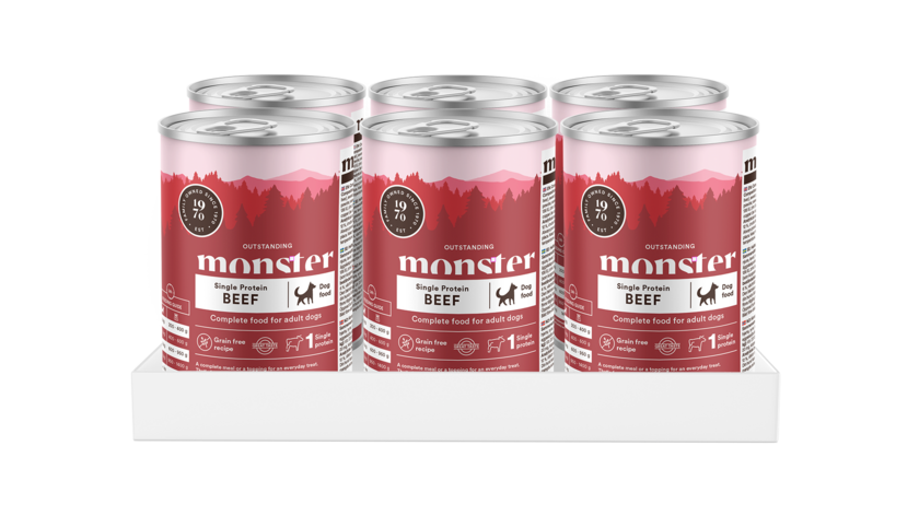 Monster Vådfoder Single Protein Beef 400g