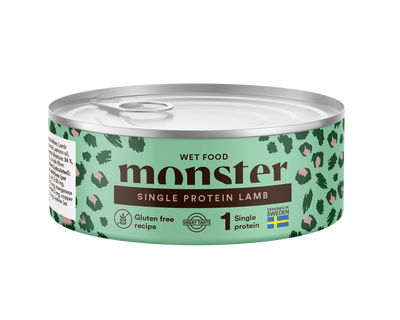 Monster Cat Adult Vådfoder Single Protein Lamb 100g