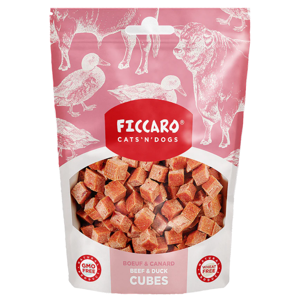 Ficcaro Beef & Duck Cubes 100g