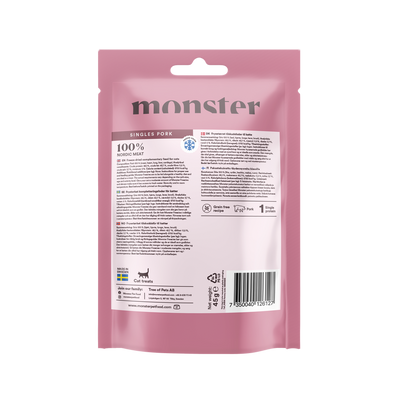 Monster Cat Treats Freezies Pork 45g