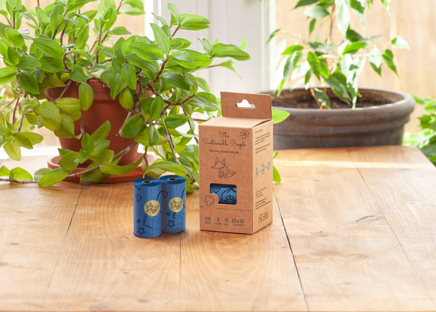 Genanvendte Hundeposer 120 poser/boks