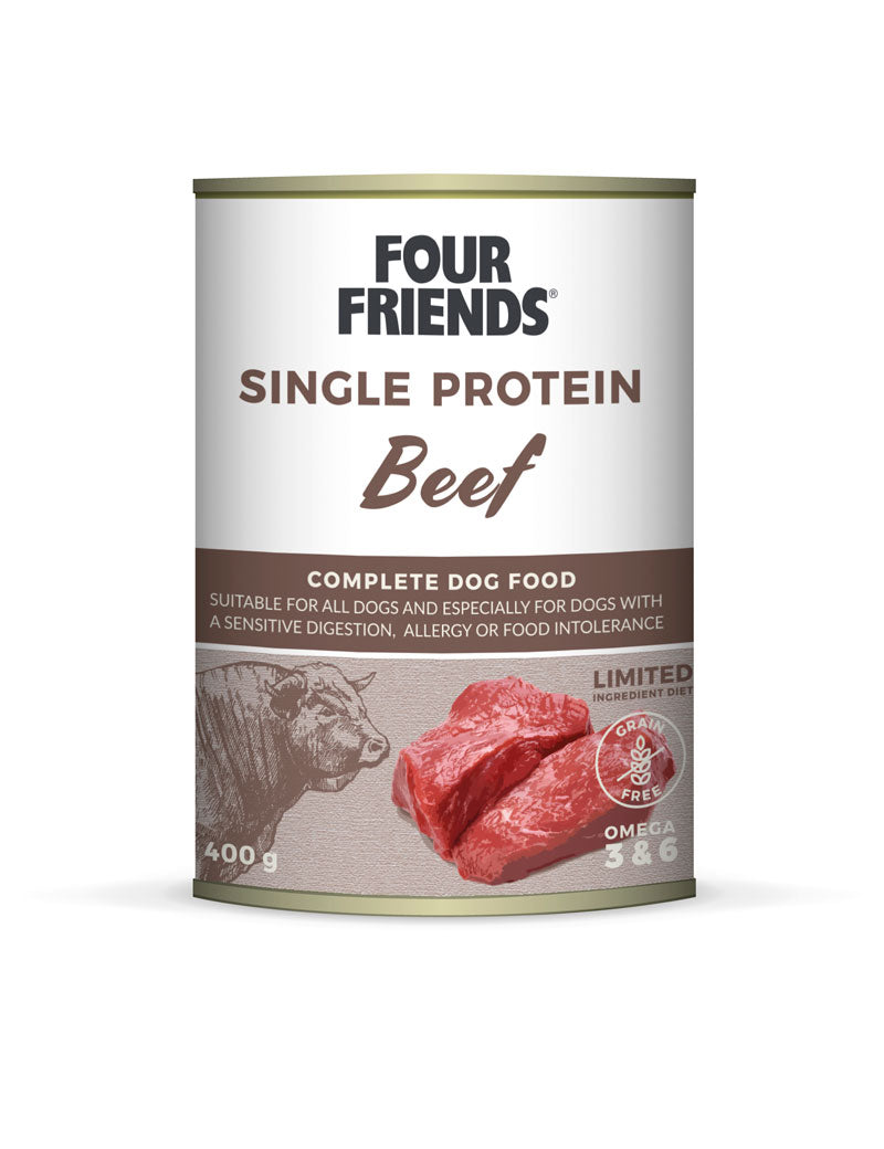 FourFriends Vådfoder Single Protein Beef 400g
