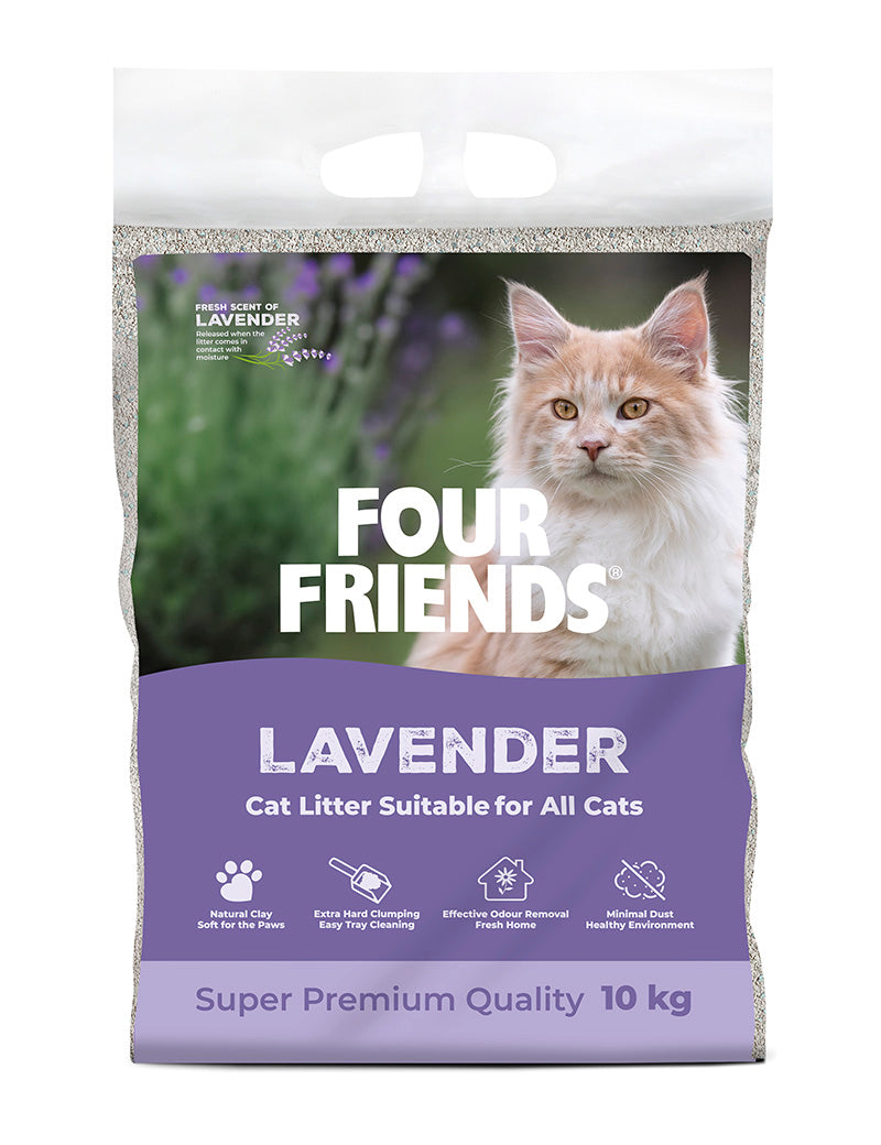 FourFriends Lavender Kattegrus