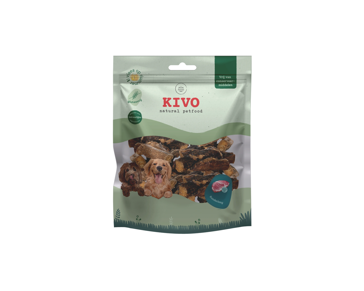 Kivo - Okse lunge 200g/1000g